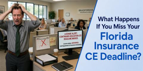 What Happens If You Miss Your Florida Insurance CE Deadline?