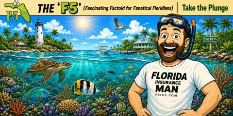 The only coral reef formation in the continental United States 