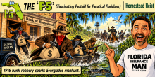 The Bank of Homestead was robbed by the "Rice Gang" 